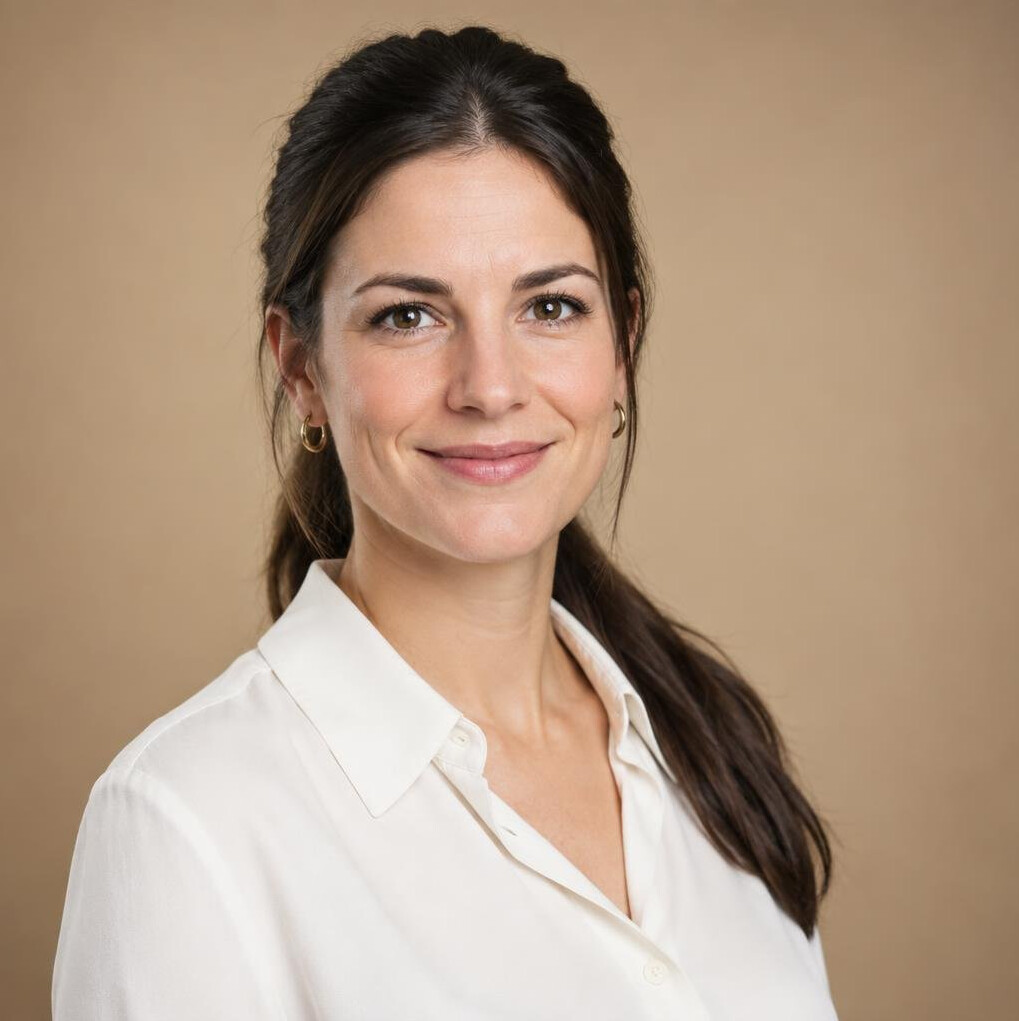 Portrait of a Swiss woman producer in her thirties