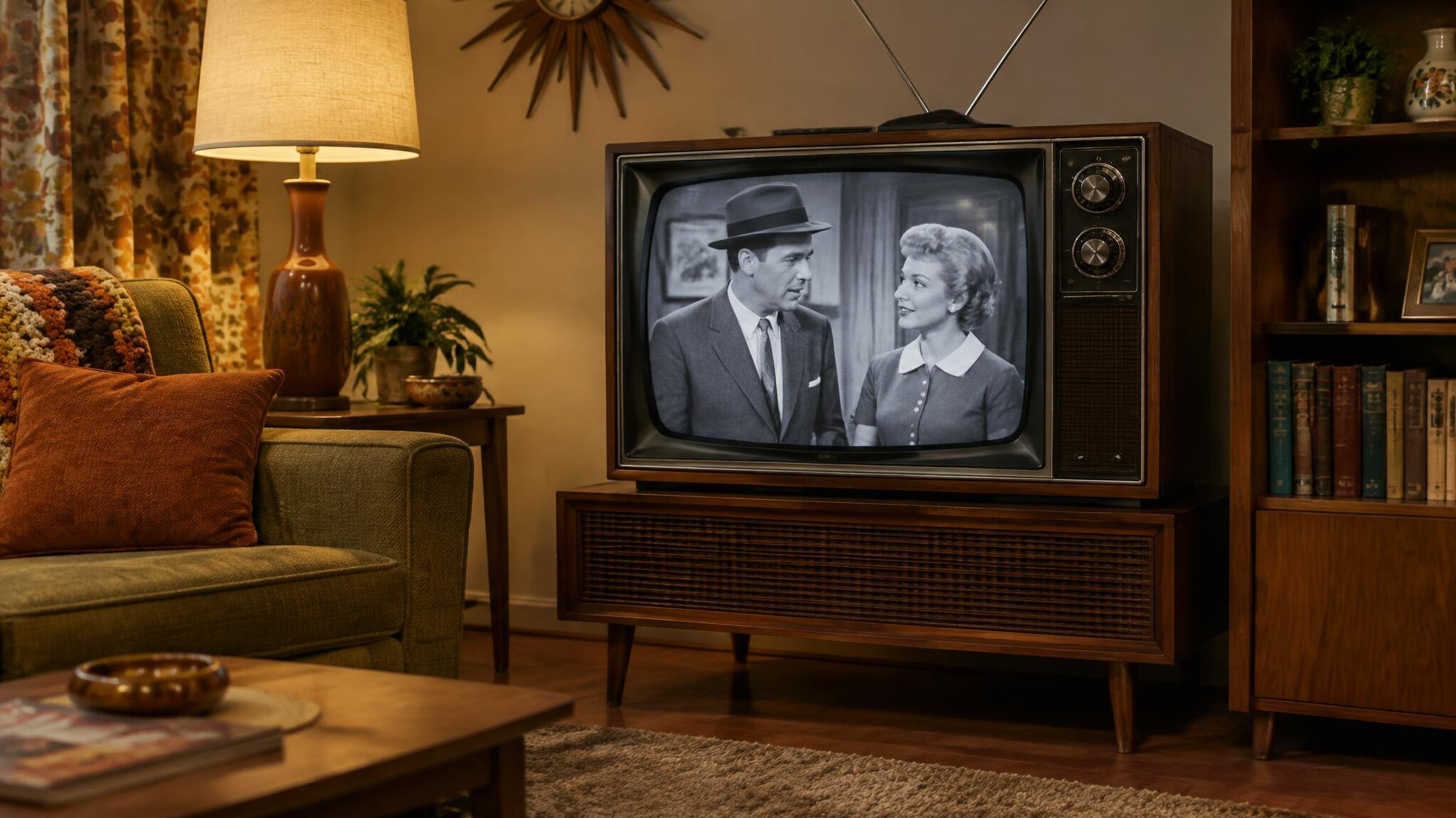 vintage television set