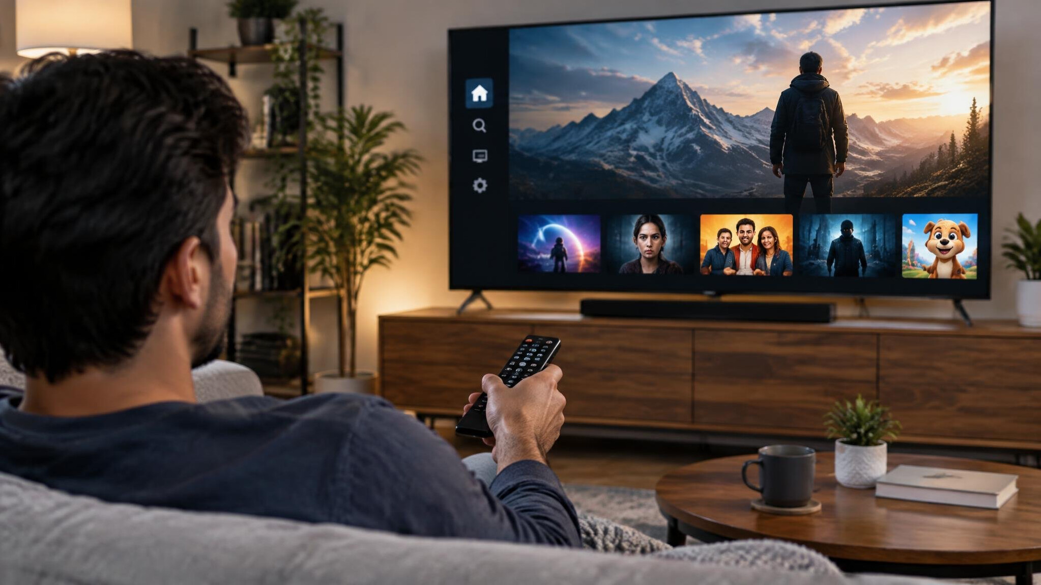 modern tv watching