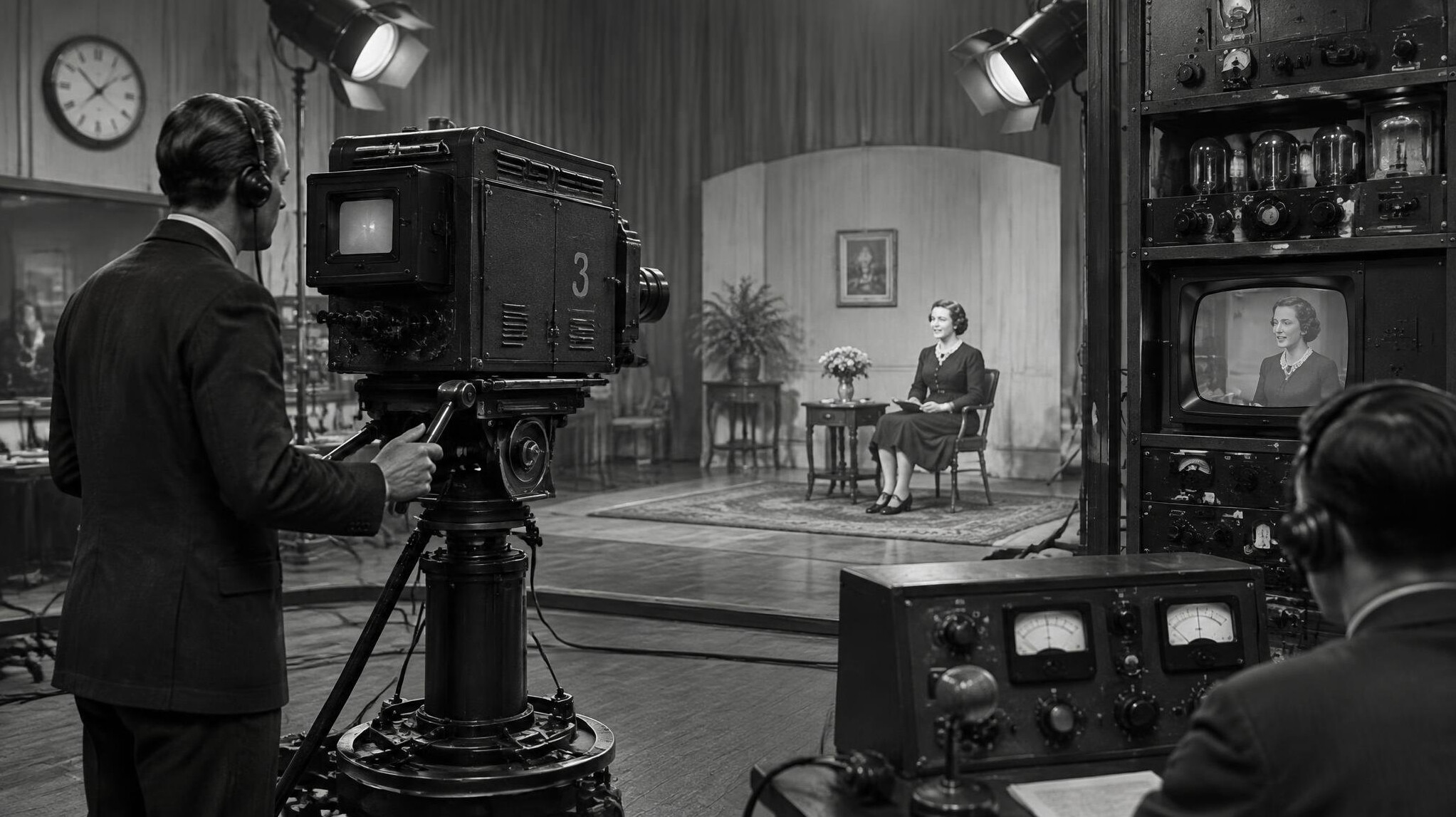 1930s television studio